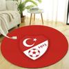 Personalized Bizim Çocuklar Türkiye Round Chair Office Rug - Perfect for Mat, Office Chair & More - Ideal Gift for Birthdays and Holidays