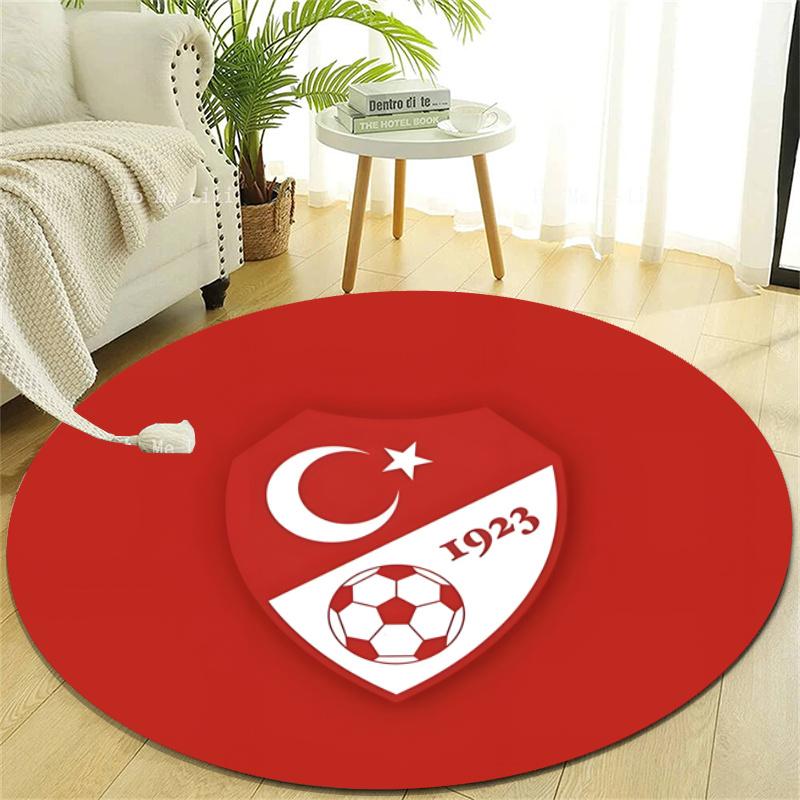 Personalized Bizim Çocuklar Türkiye Round Chair Office Rug - Perfect for Mat, Office Chair & More - Ideal Gift for Birthdays and Holidays