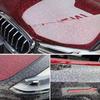 Car Sticker Carbon Glossy Black Red Forged Carbon Fiber Vinyl Wrap Air Release Carbon Fiber Self Adhesive Auto Decal Sticker