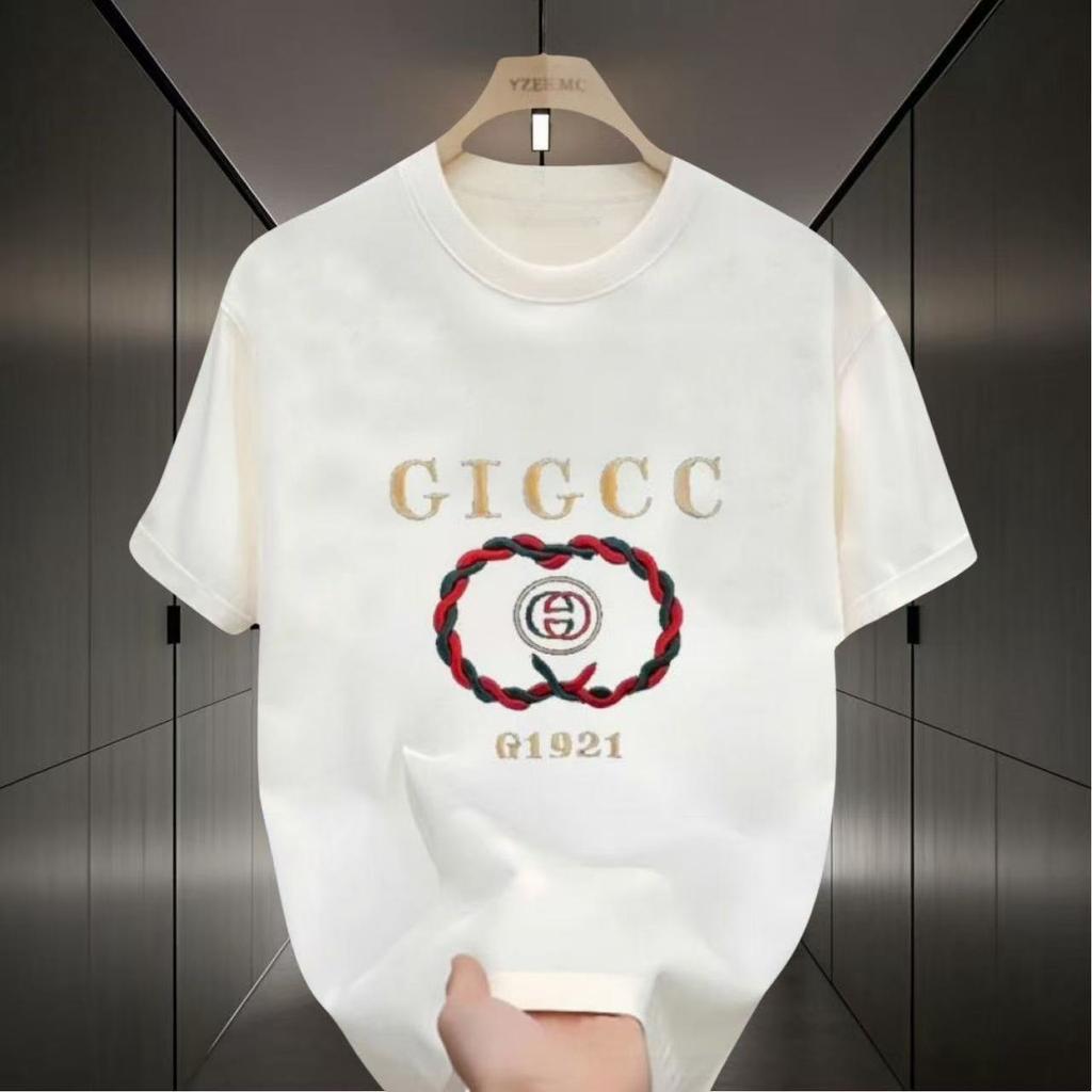 2026 summer new luxury brand men's and women's printed short sleeved T-shirt fashionable casual versatile T-shirt top