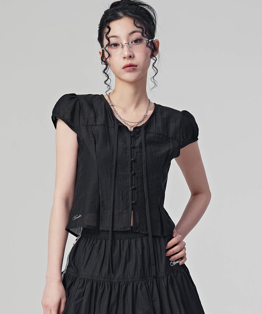 AVANDRESS Liora Tie Blouse4 Colors