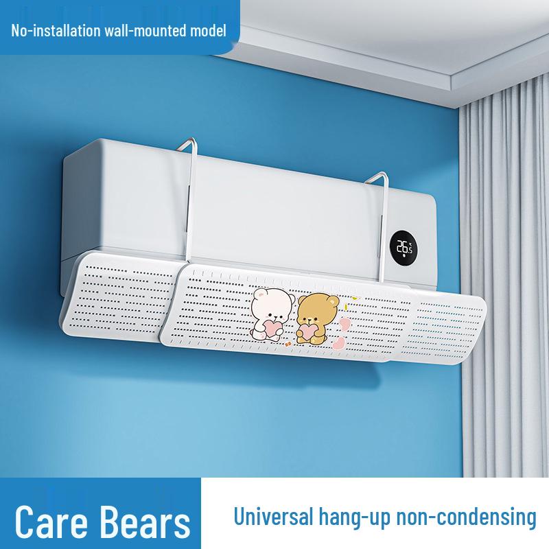 Universal Wall-Mounted Air Conditioner Wind Deflector - Anti-Direct Blow, No Installation Required