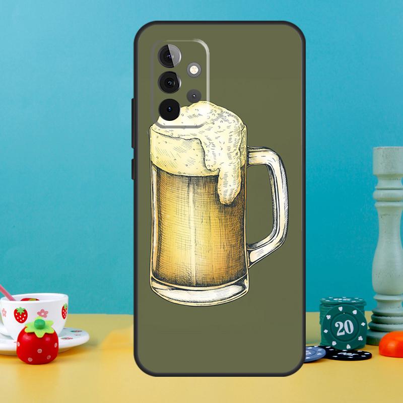 Beers Alcohol Summer Bubble Case For Samsung Galaxy A15 A16 A05 A26 A36 A56 A52 A53 A33 A13 A34 A54 A14 A35 A55 A22 A32