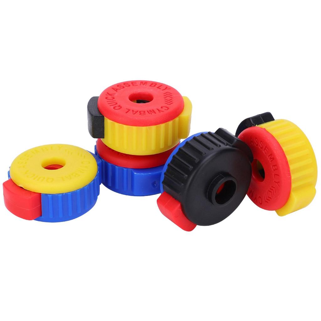 5Pcs Drum Quick Release Nut Cymbal Installation Removal Stand Screw Cap Fixing Buckle