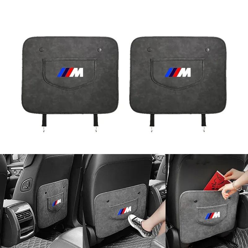 Araba Koltuğu Arkası Saklama Alanı Arka Aşınma Önleyici Sırtlık Tekme Önleyici Ped BMW M M3 M5 M6 X3 E46 E90 F30 G20 E36 E34 X6 G20 Aksesuarı İçin