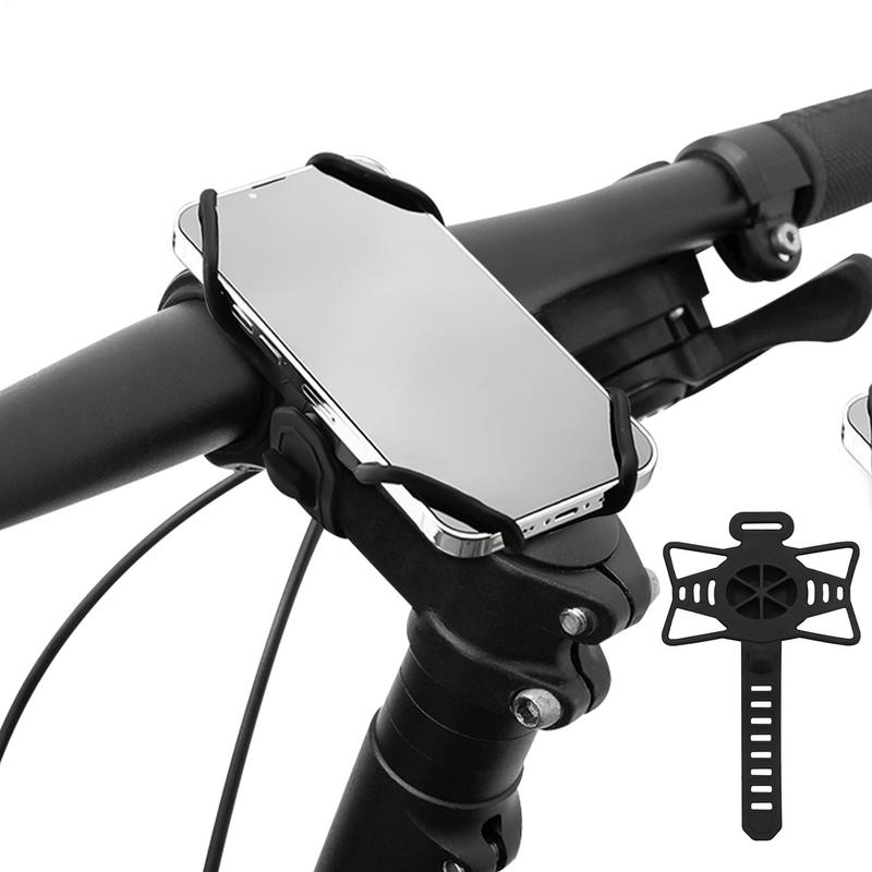 

Phone Mount For Bike Adjustable Silicone Bike Smartphone Stand 360 Degree Rotatable Scooter Cellphone Holder For 4.7-7.2 Devices China Mainland