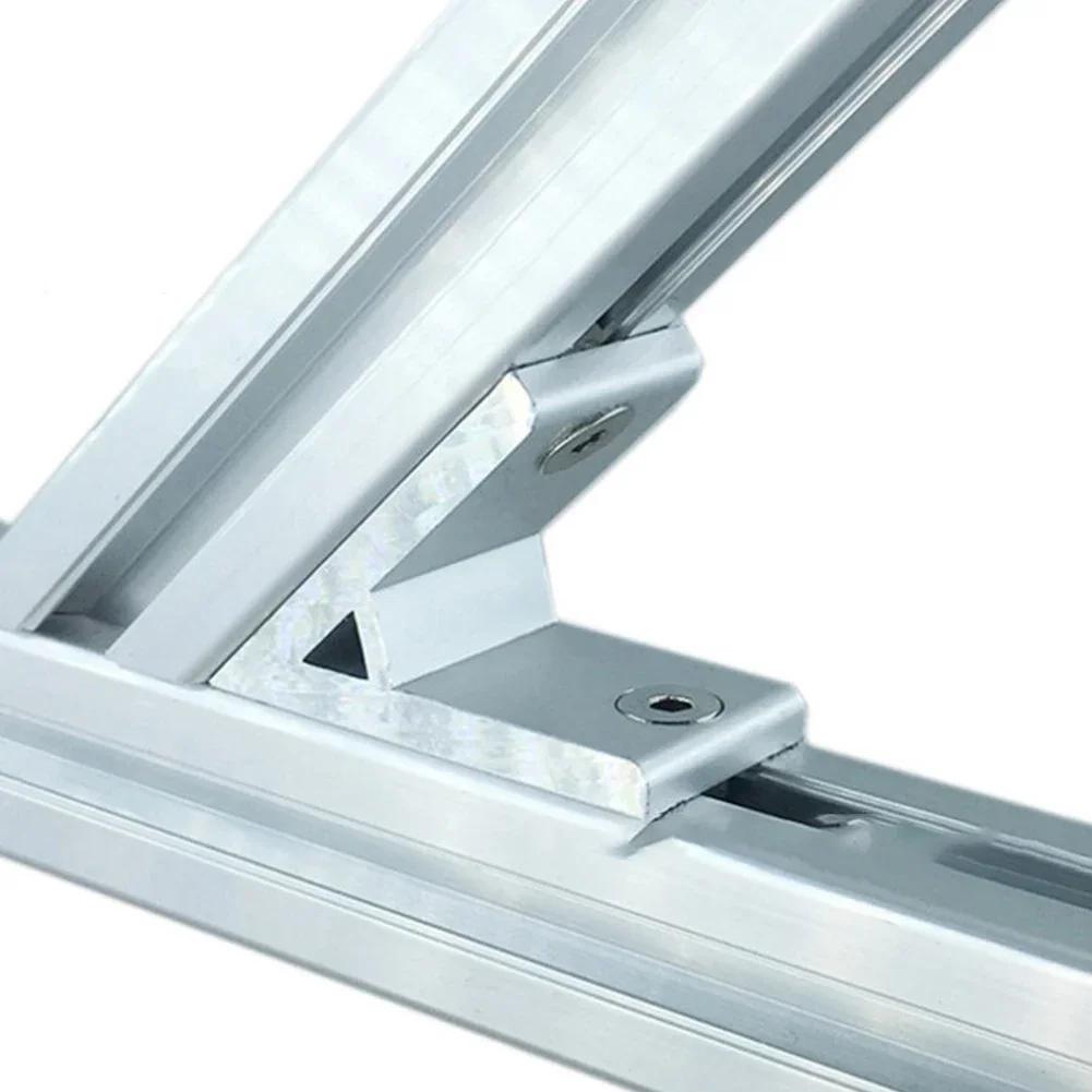 Aluminum Profile Joint 45 Degree Angle Bracket Used With T-bolts Aluminum Alloy Easy To Install Long-lasting Performance