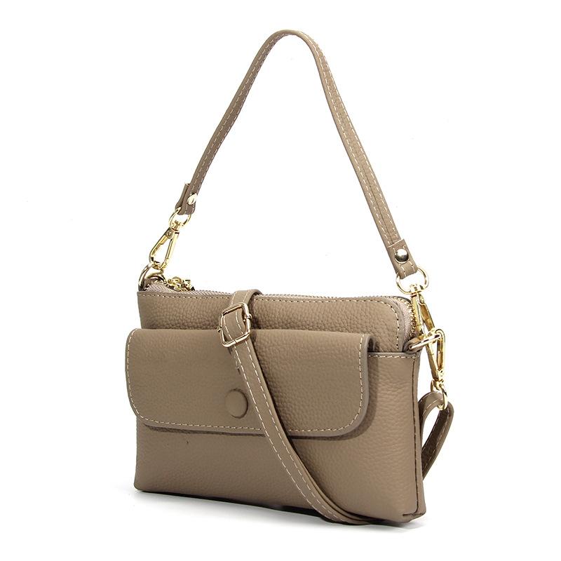Genuine Leather Handbags Luxury Brand Women Crossbody Bag Designer Cowhide Messenger Bags Ladies Shoulder Bag Small Phone Wallet