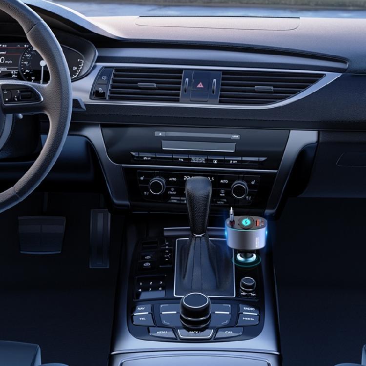 Efficient 66W Car Fast Charging Solution with USB Port & Retractable Type C for Traveler, Daily Commuters, Tablet, Phone