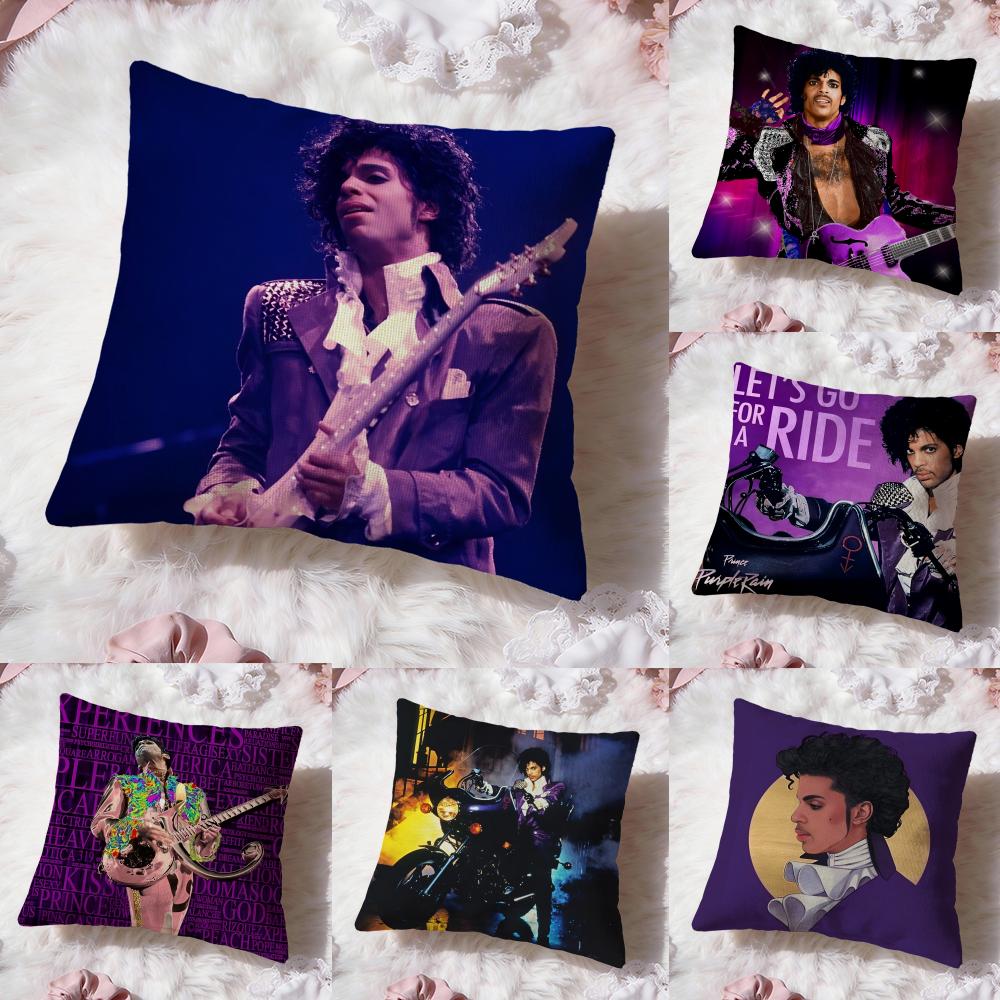 Funny P-Prince Singer Cushion Cover Premium Comfort Reversible Pillow Cove -Two in One Design for Any Room & Car Interior