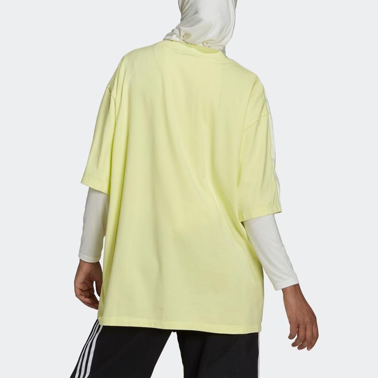 Adidas Originals Drop Shoulder Sleeve T Shirt Women's Lemon H37810
