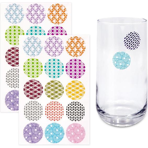 BevBands Static Cling Drink Markers
