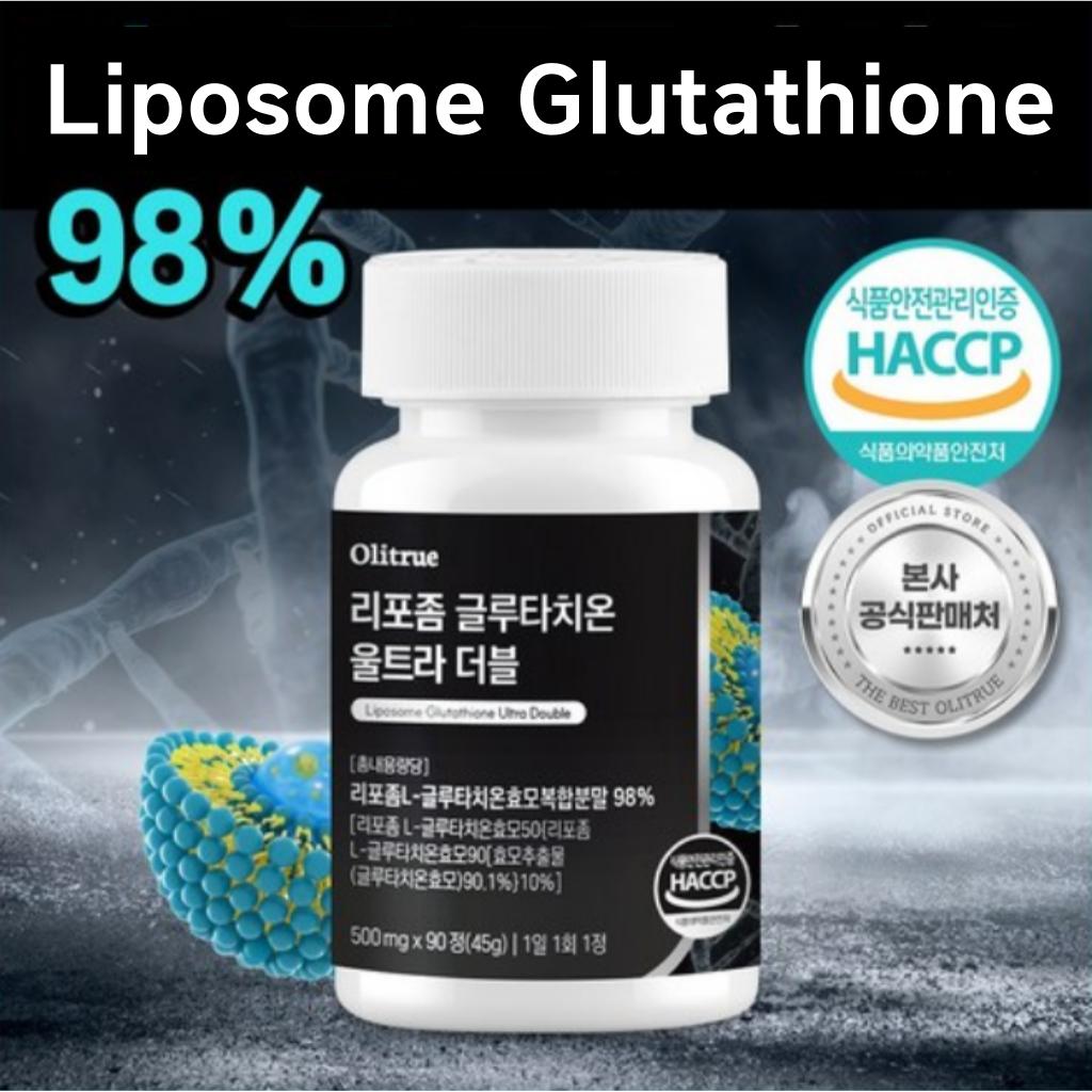 

[Olitrue] Ліпосомальний Глутатіон Ультра Подвійний 500мгх90таблеток 1PCS