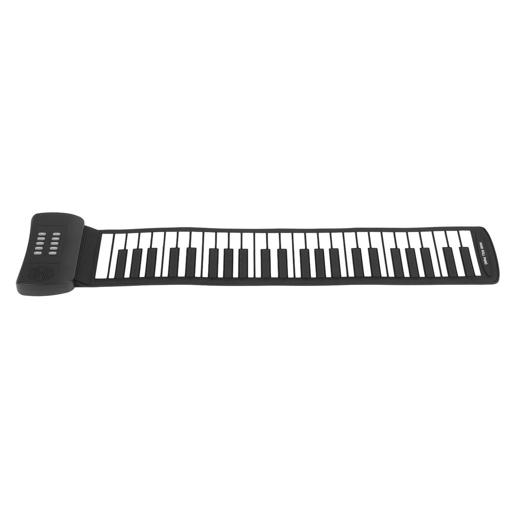 Roll Up Piano 49 Keys 4D Surround Sound USB Battery Powered Portable Keyboard Piano for Kids Beginner PM49