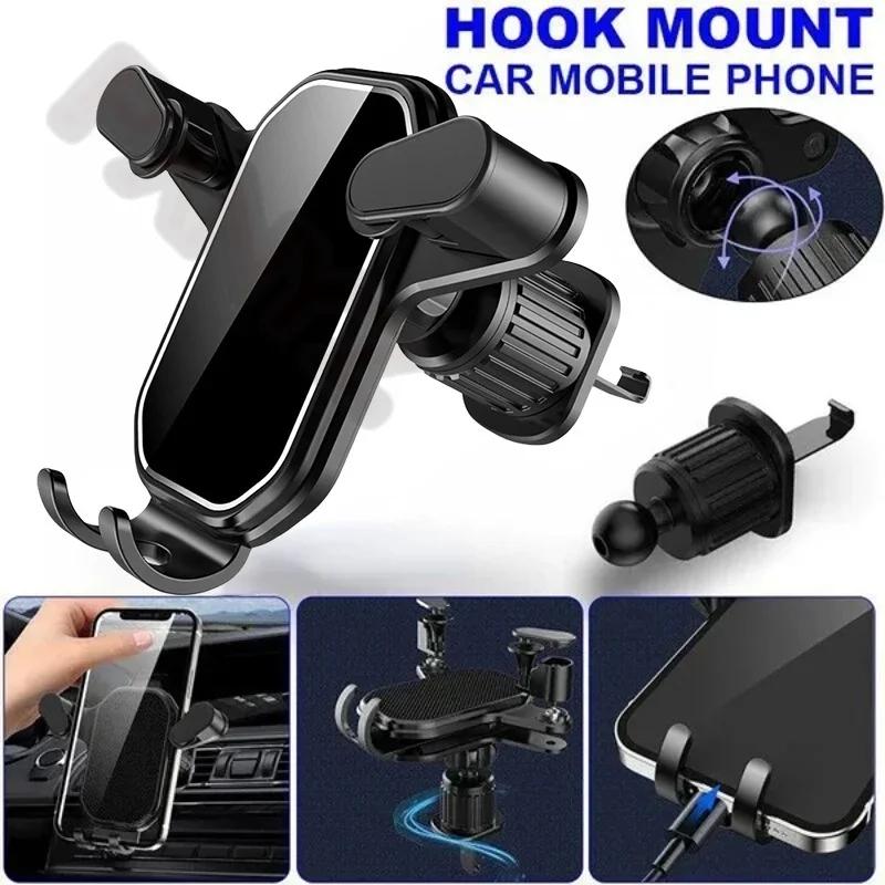 Supporto Universale per Cellulare da Auto a Gravità per Seat Leon Ibiza Alhambra Exeo Altea Arona Ateca Mii Clip per Bocchetta d'Aria Accessori di Montaggio