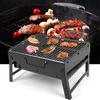 Portable Stainless Steel Folding Barbecue Grill BBQ Charcoal Grill for Camping Outdoor