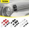 TESIN Car Engine Hood Latch Catch Locks Cover Kits For Jeep Wrangler JL Gladiator JT 2018    2022 2023
