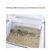 Semi-automatic Cat Litter Box Drawer Type Splash-proof Enclosed Tray Deodorizing Training Sandbox Pets Supplies Auto Cleaning