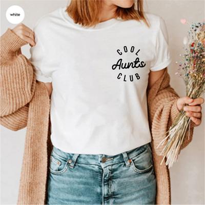 Camiseta Cool Aunts Club Nueva Camiseta para Tías Camiseta de Tía Favorita Camisetas Regalo Genial para Tía de Sobrina Camisetas Gráficas Divertidas de Tía Genial