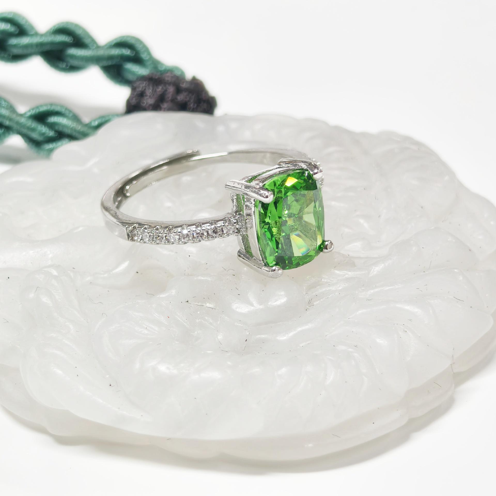 Gessen Jewelry High Carbon Diamond Women s Ring: Simple Oval, Ethnic & European Style.