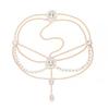 1PC Ancient Style Elf Hair Accessories Rhinestone Multilayer Tassel Headwear For Women Girls Princess Tassel Hair Accessories