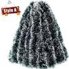 60/2M Christmas Tinsel Ribbons Green Cane Ribbon Garland Xmas Tree Hanging Pendent Ribbons Wreath Ornaments Party Home Decor