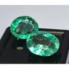 Natural Colombian Emerald Emerald Oval Cut 10-12 Ct Pair Stunning Gemstone
