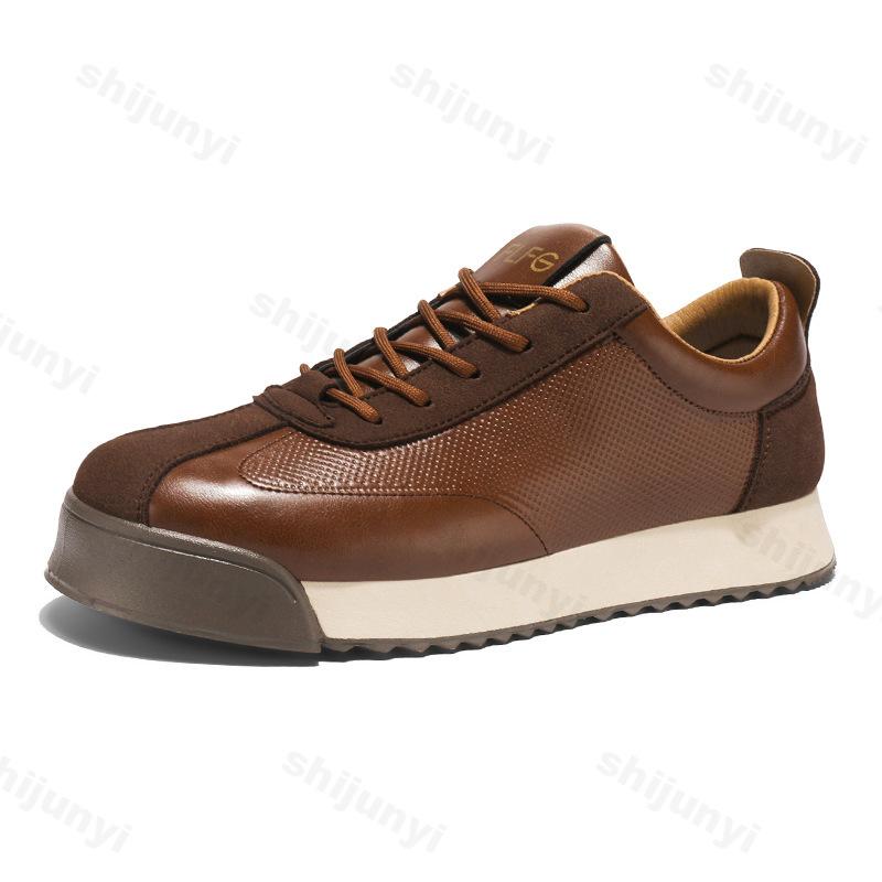 Fashion Men Shoes Sneakers Retro Casual Sneaker 2025 Spring Comfort Running Sneakers Man Leather Platform Fashion Shoes Zapatos Hombre