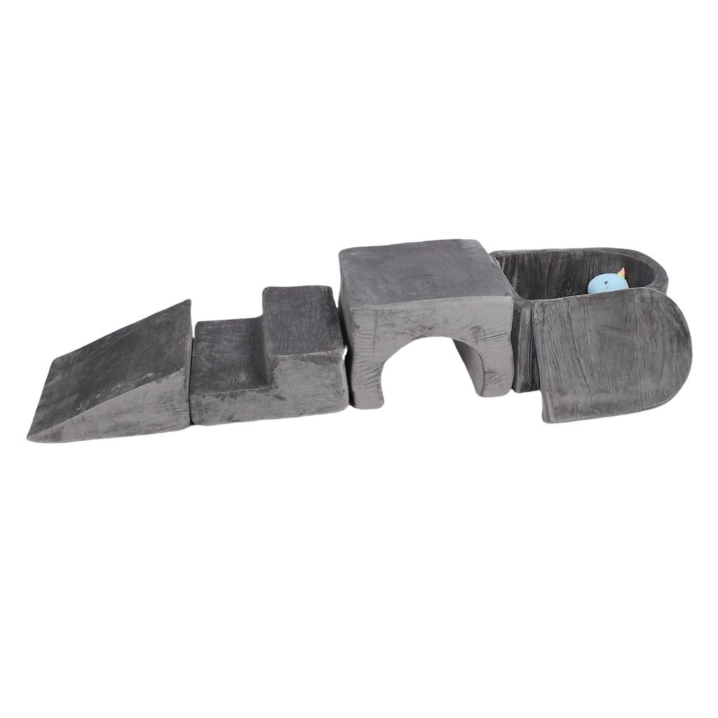 Kleinkinder Kletterspielzeug Hochdichter Schwamm Kletterblöcke mit Bällebad Weiches Indoor Kletter Krabbelspielzeug Aktivität
