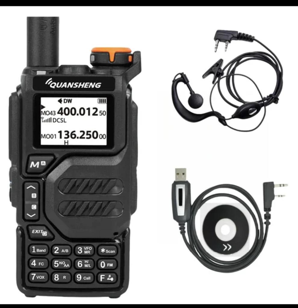 Quansheng UV-K5 Multiband-Hochleistungs-FM-Walkie-Talkie mit One-Key-Aviation und Frequenzanpassung für den Außenbereich