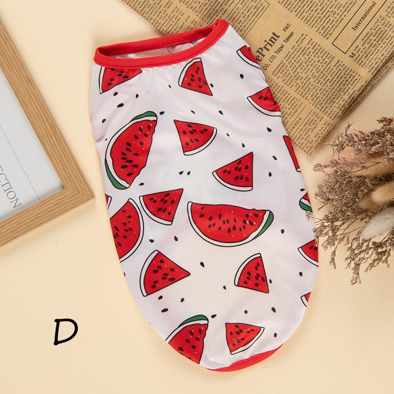 Pet Dog Vest Cat Vest Dog Clothes Cat Clothes Summer Thin Breathable Cooling Cut