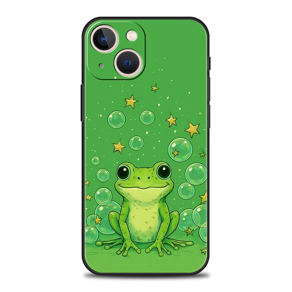 

Phone Case Cover for iPhone 17 Pro Max 16 15 14 13 12 11 Pro Max Plus 17AIR Shockproof Soft TPU Shell Realitic Frog Print Fundas iPhone 13