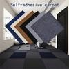 10pcs Carpet Floor Tiles Sticker Adhesive Stickers Carpet Peel And Stick Removable DIY Home Furnishings Indoor Room Carpets
