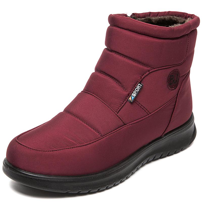 Women's Boots Waterproof Fur Boots For Snow Winter Shoes Woman Casual Rubber Botas Mujer Fashion Winter Boots Women Booties