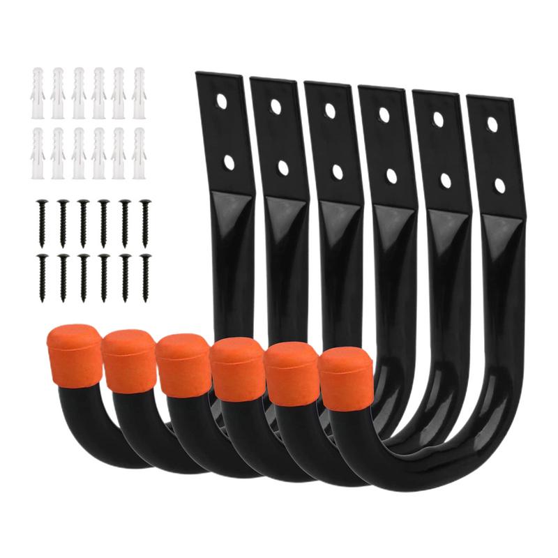 6PCS/Set Bike Wall Mount Hooks Bicycle Support MTB Road Bike Parking Hanging Holder Stand For Cycling Bike Accessories