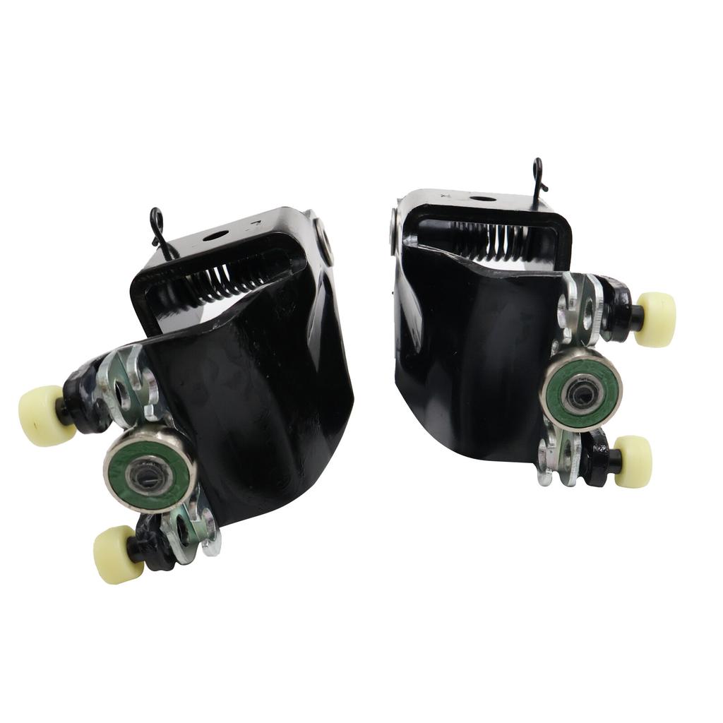 Pair of 1 Left Right Center Mount Sliding Door Rollers For 05-10 Honda Odyssey