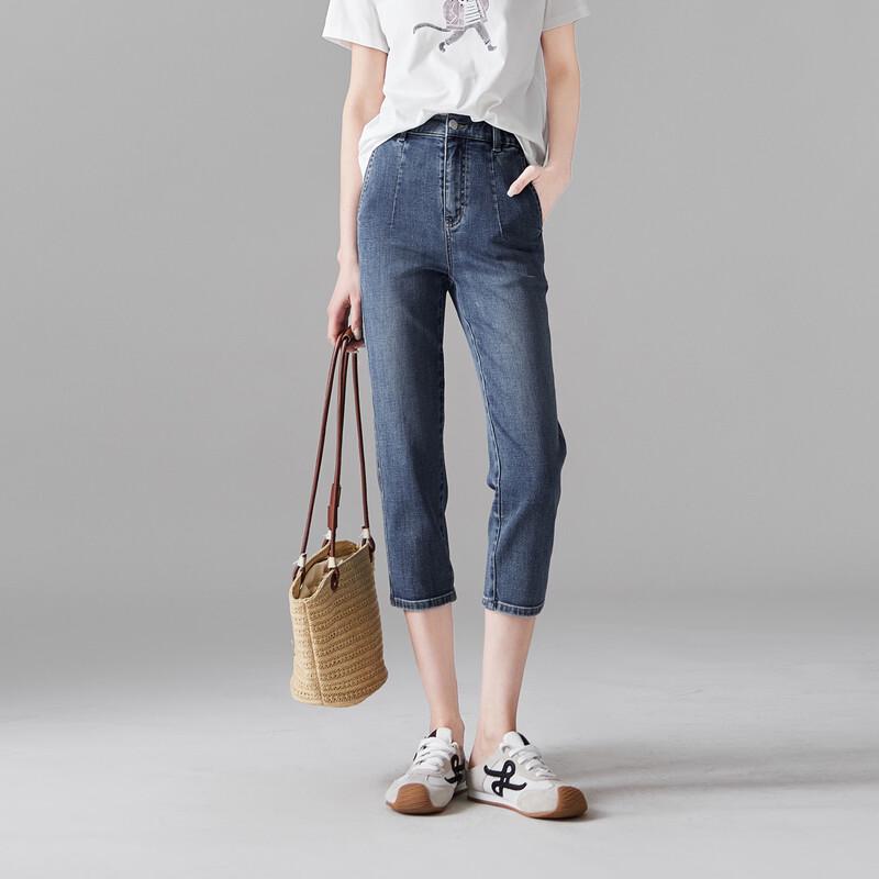 Jean Court Slim Fit pour Femme SOFSIL