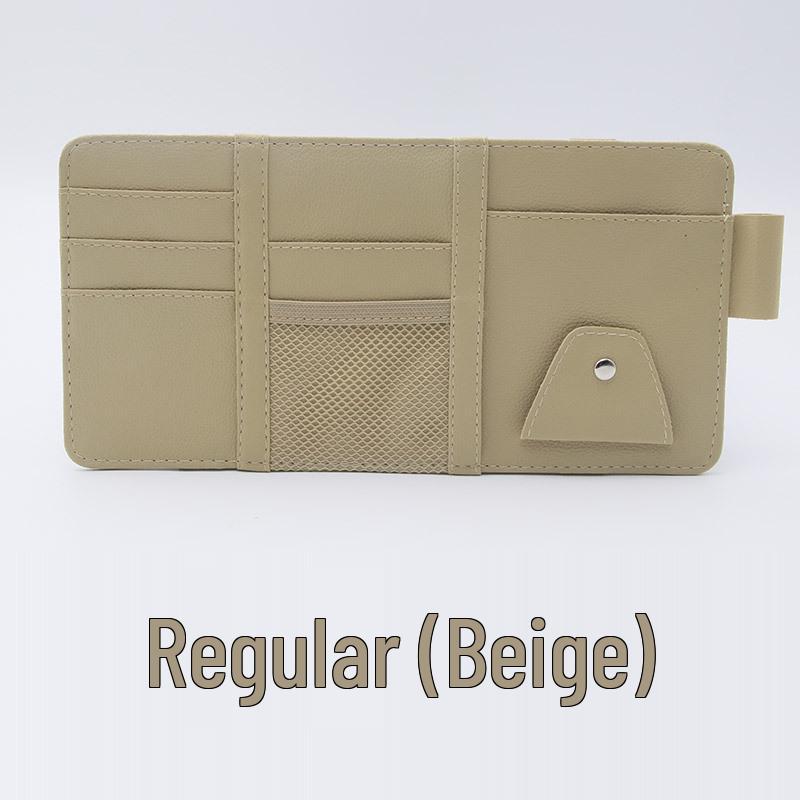 

Multifunctional Car Sun Visor Storage & Sunglasses Clip