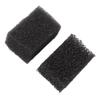 2PCS Stipple Sponges Scar Stubble Beard Freckle Special Effects Halloween Makeup Sponges for Theater Cosplay Black