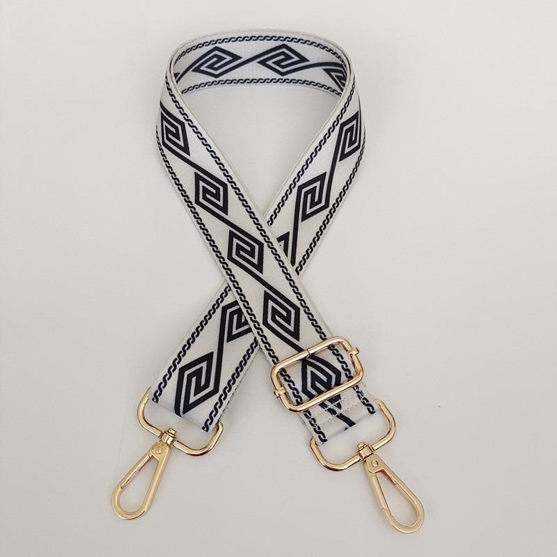 Wide Backpack Shoulder Strap Wallet Waist Pack Strap Nylon Shoulder Strap Metal Hook Adjustable Fashion Bag Parts Accessories