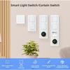 Smart Roller Blind Switch for Home Use Compatible with Voice and App Support 2 4 GHz WiFi and Timer Programming