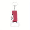 3 In 1 Keychain Beer Bottle Opener Stainless Steel Portable Red Wine Beer Bottle Opener Foil Cutter Kitchen Tool