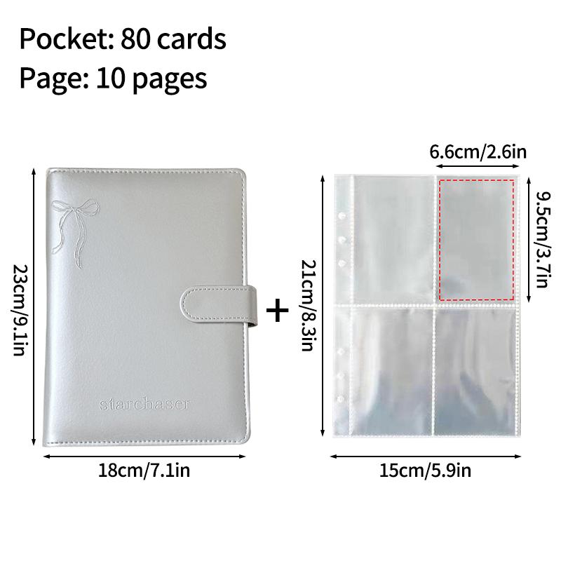 Ordner Fotokarten A5 Fotokartenordner Kpop Idol Karten Sammelbuch Bindemaschine Fotoalben Aufbewahrungsalbum Schreibwaren