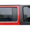 2X Rear Door Window Glass Panel Trim Cover For Jeep Wrangler JK JKU 07-17 4 Door