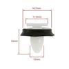 20 Stück Türverkleidungsclips für Fiat Ducato 71728806 8565.43 856543 Weiße Nylon-Clips Auto-Befestigungsclips