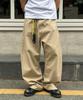 SIGNATURE Summer Wide Curved Dart Cotton Pants [Beige]