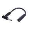 DC4.5x3.0mm Charging Cable Female Input Male Output 90 Degree Bend 15cm Length Power Extension For Laptop Computers