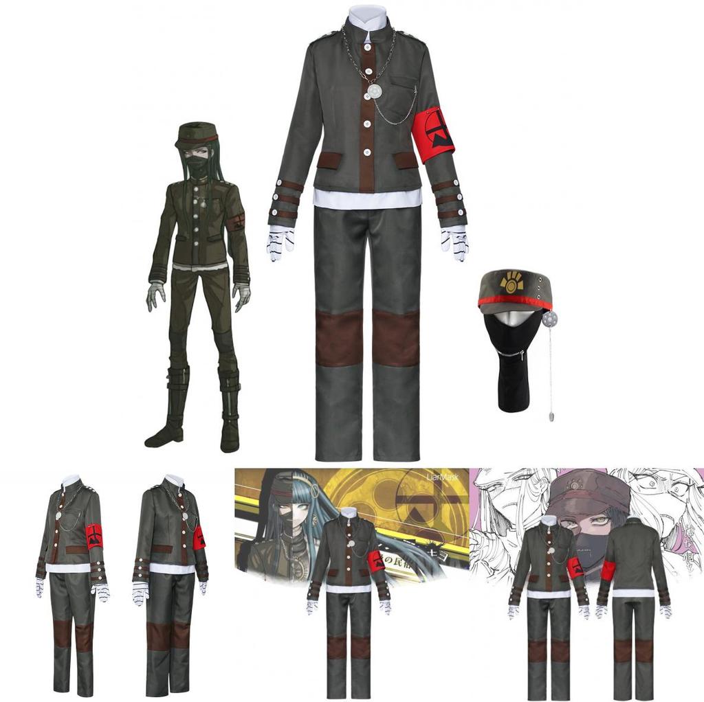 New Danganronpa Shinguji Cosplay Costume Set Anime Game Uniform