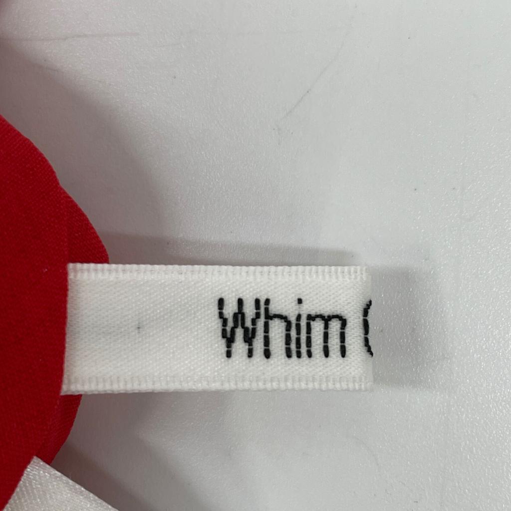 Whim Gazette WGZ1041501A0003 Red silk flare skirt skirt 36 RedUsed