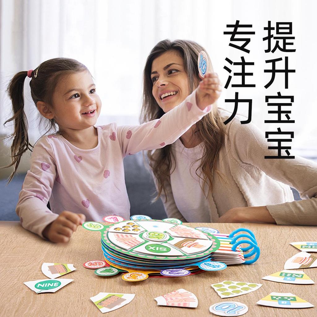 Children's Educational Velcro Clock Toy – Enhances Thinking, Hands-on Skills & Parent-Child Interaction